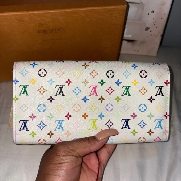 Louis Vuitton Multicolor MURAKAMI Women's Sarah Wallet - Picture 9 of 9